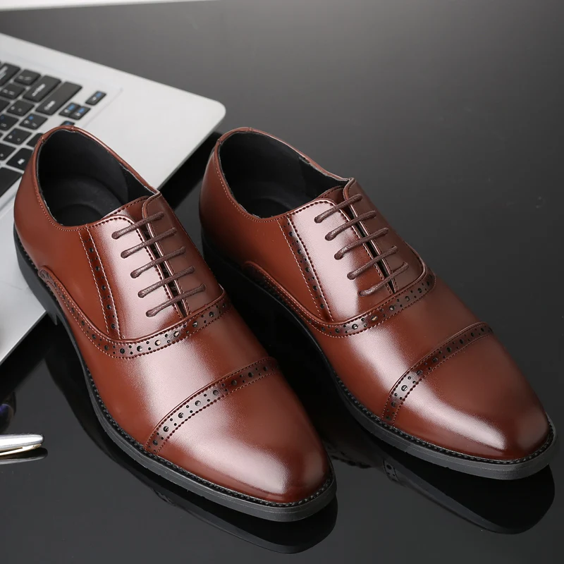 Zunyu Dentelle De blue black black Brogue Nouvelle Taille Mans 38 Mocassins Hommes Marque yellow En Cuir 01 Brown Chaussures Grande Classique Formelle up Bullock Casual 01 48 brown rrxvO