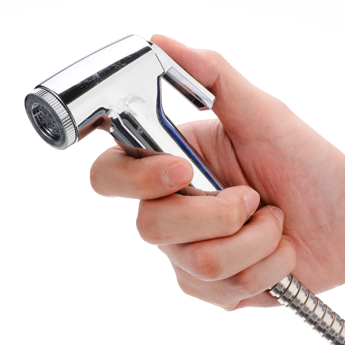 1 Set Portable Handheld Bidet Spray Shower Head Toilet Shattaf Adapter Wall Bracket Bathroom Fixtures Bidets