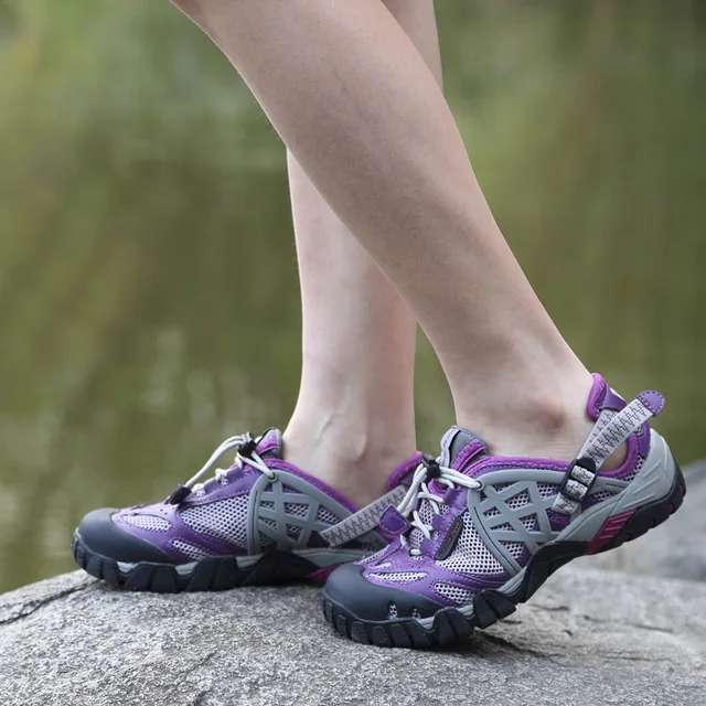 Zapatillas de senderismo transpirables para hombre y mujer zapatos de exterior sandalias de agua para senderismo