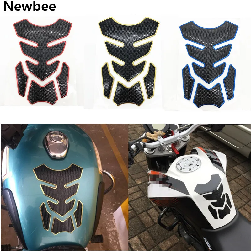 

Universal Motorcycle 3D Rubber Sticker Gas Fuel Oil Tank Pad Protector Cover Decals Red Black Blue Auto Motorbike Accessories