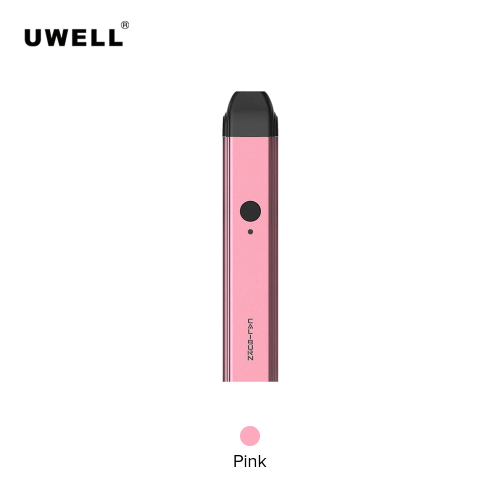 Uwell calibung Pod со встроенной батареей 2 мл 520 мАч испаритель для электронной сигареты - Цвет: Розовый