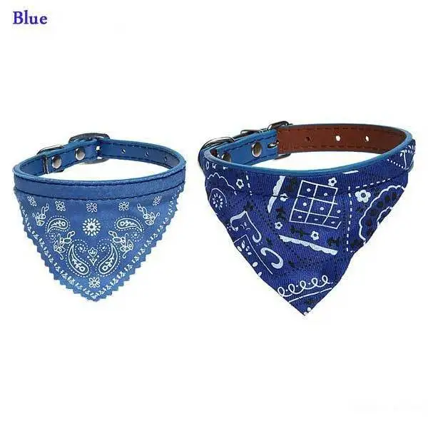 Gasper Pet Collar Leather Scarf Adjustable Puppy Neckerchief | Тематическая одежда и униформа