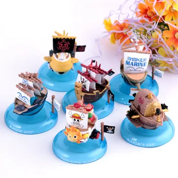 

One Piece 6 Styles 7CM Luffy THOUSAND SUNNY Hobbies Anime PVC Action Figures Toys For Children Christmas