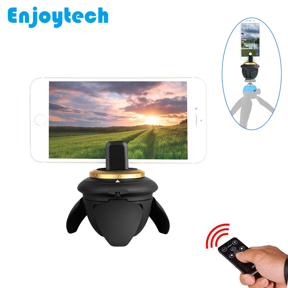 

AFI Panoramic Mini Tripod with Bluetooth Remote for Iphone Huawei Xiaomi Samsung Smartphones Tripod Head for DV Gopro Cameras