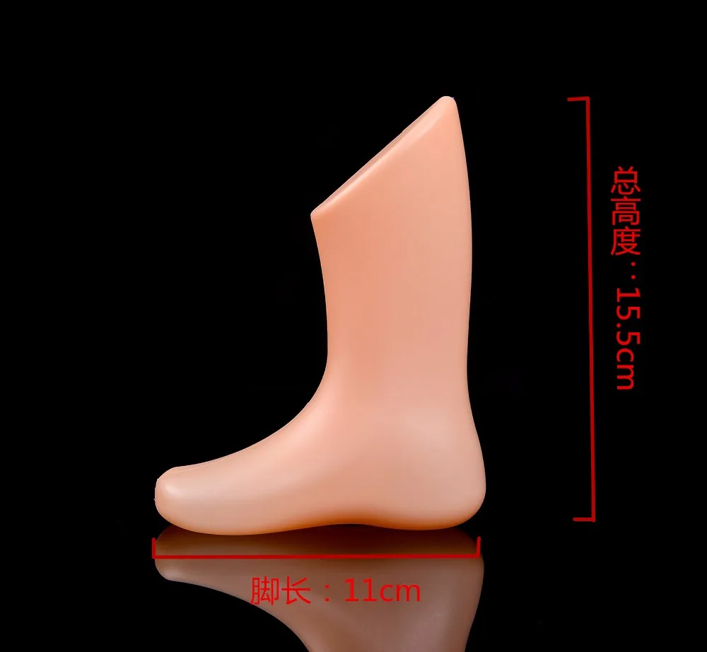 

New 1pc Kids Baby Mannequin Dummy Length Display Tool Plastic Torso S Color Foot Short Stocking For DIY Supplies Accessories