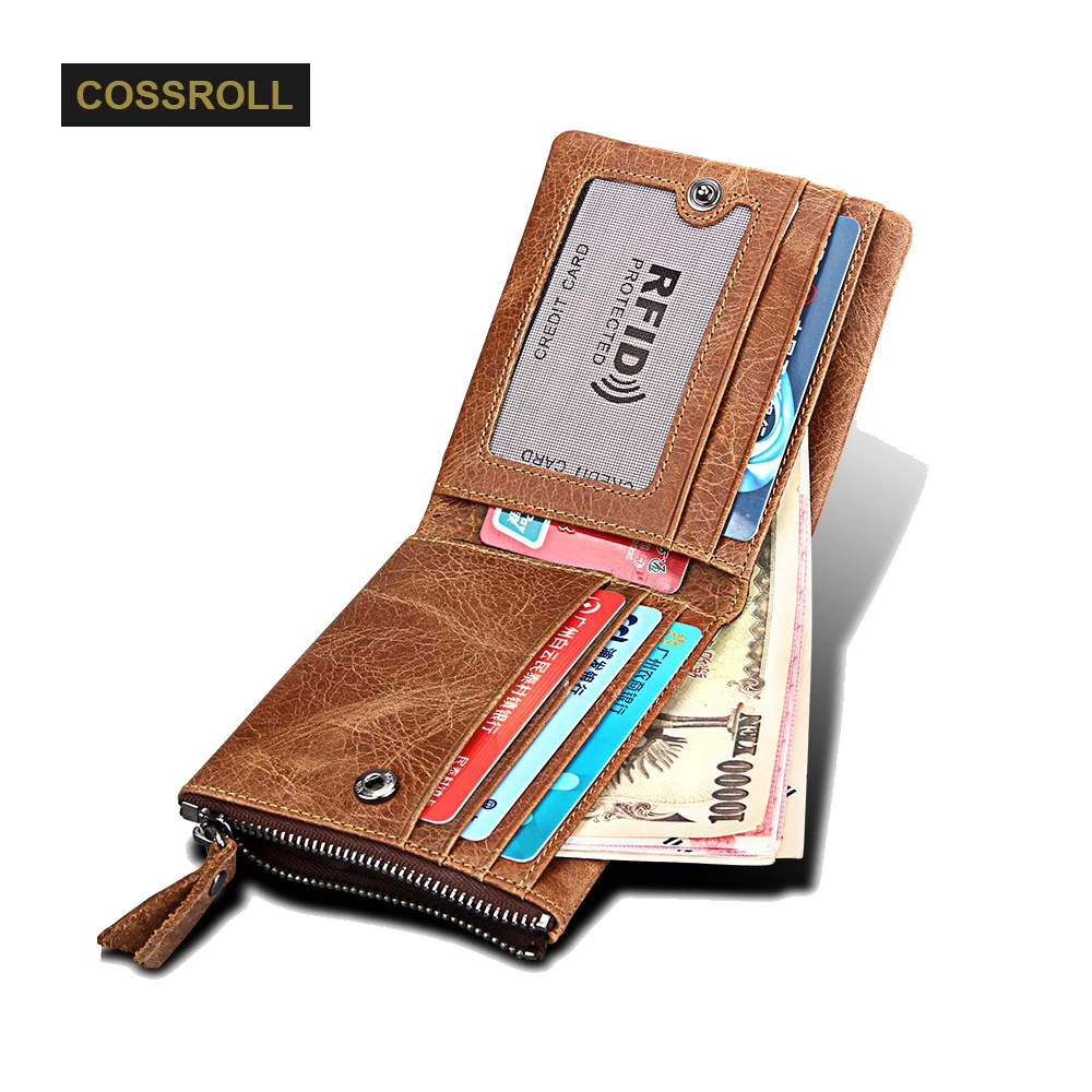 

2017 New Vintage Small Women Wallets Female Genuine Leather Womens Wallet Zipper Design With Coin Purse Pockets Mini Walet