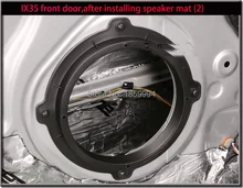for Hyundai/ix20/ix25/ix35 front and rear door Speaker mat Adapter Plates Bracket Spacers Ring 6.5″ inch