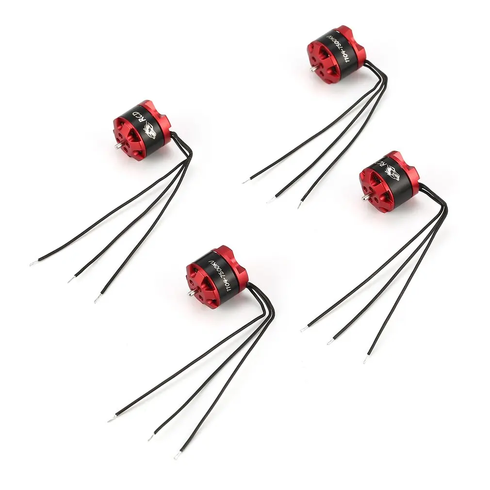 

4pcs 1104 7500KV 2-3S Mini Brushless Motor for RC Remote Control 100mm Mini FPV Racing Drone Multicopter 2030 Propeller DIY