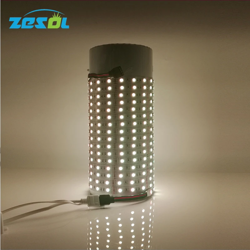 5 м Светодиодная гибкая лента 5050 DC12V 60 Led/M Водонепроницаемая RGB Белая теплая белая