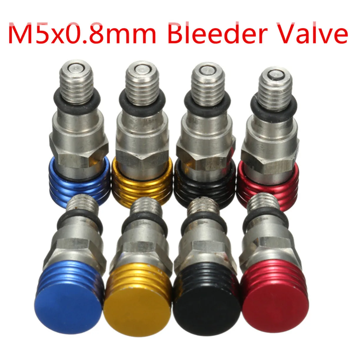 M5x0.8 Fork Air Bleeder Pressure Relief Valves For KAYABA /SHOWA