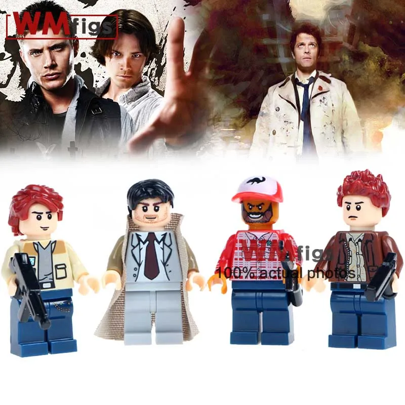 

Stranger Things Super Heroes 4pcs/lot WM6004 Mike Lucas Will Dustin Eleven Building Blocks Educational Toys For Children Gift