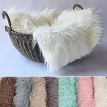 Реквизит для фотосъемки новорожденных ребенок позирует одеяло в виде корзины плюшевый коврик для студийной фотосъемки малышей Аксессуары для фотосессии младенцев