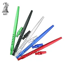 SY 1 комплект 300 мм стебель сплава кальян шланг ручка костюм для диаметра 12 мм трубка для кальяна аксессуары для кальяна наргуил