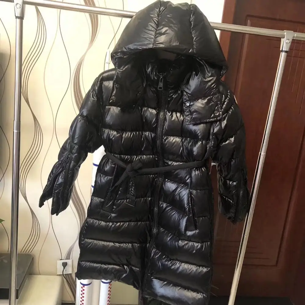 

New Style Winter Down Jacket Long Style Wit Belt And Super High Quality WHY2019990