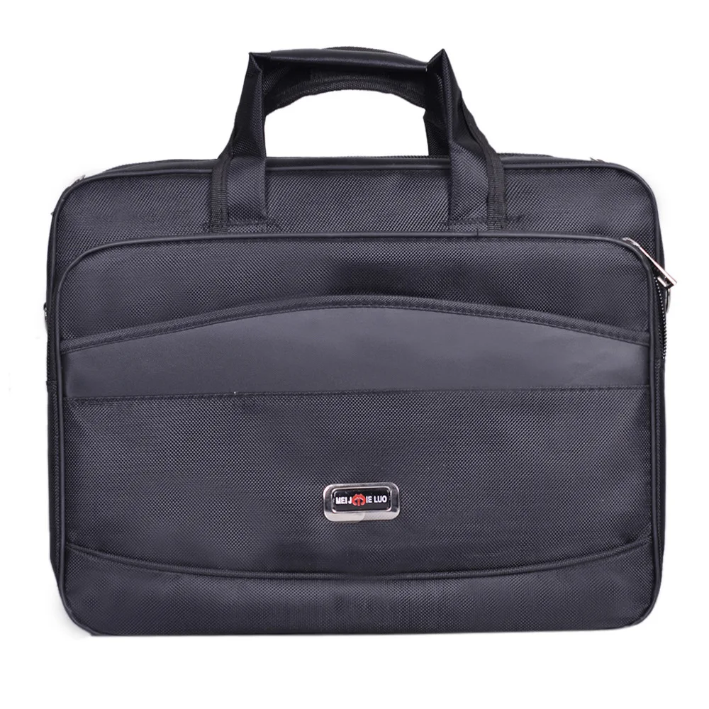 Business Computer Handbags Portable Zipper Shoulder 15.6 Inch Laptop Bag Men Shoulder Bag black Waterproof men's Office Bag