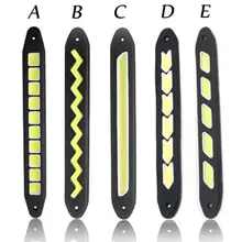 SEKINEW полезный 2 шт. автомобильный 5 стилей светодиодный гибкий водонепроницаемый дневные ходовые огни DRL аксессуары для интерьера украшения