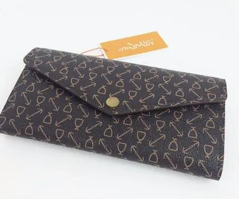 

Lady bean Emilie small wallet, ZIPPY multi button, button, long envelope, simple leisure wallet.