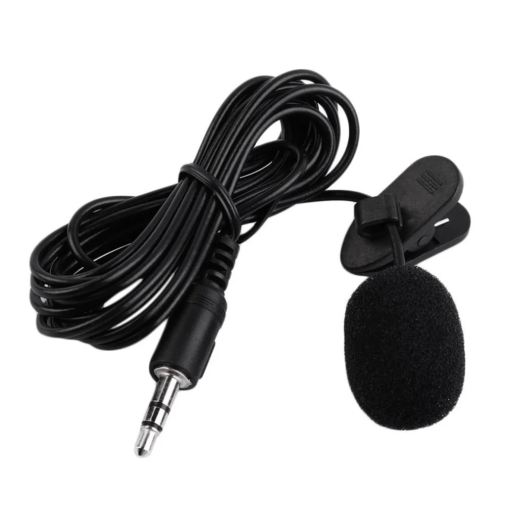 Портативный внешний 3,5 мм петличный микрофон Hands-free мини проводной клип-на лацкане петличный микрофон для ПК ноутбука