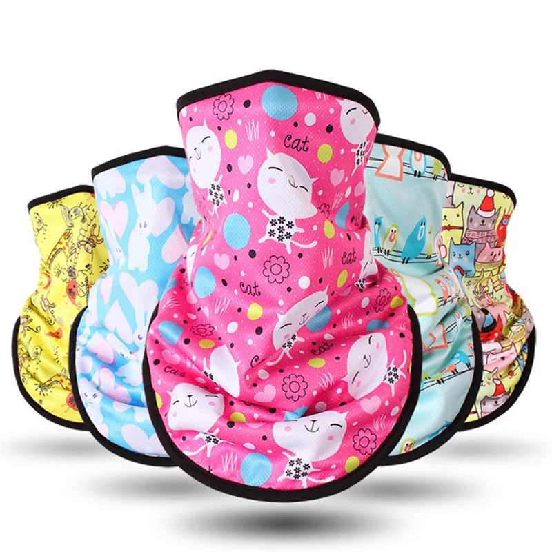 

New Winter Scarf Women Cartoon Christmas Warm Fleece Scarves Men Fashion Ski Windproof Bandana Scarf Face Mask Motorcycle Hats