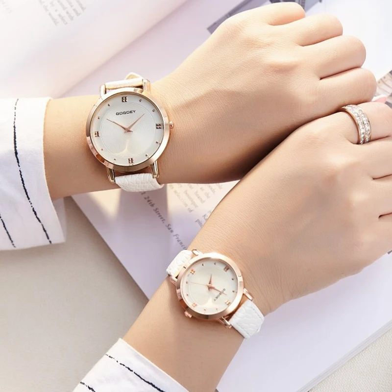 

Women Watches REBIRTH Rhinestone Luxury Lady Wristwatches Leather Fashion Causal Dress Watch Women Quartz Watch Couple watches