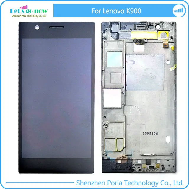 

5.5 Inch LCD Display For Lenovo K900 Screen+Touch Screen Assembly New Replacement With Frame+Tools