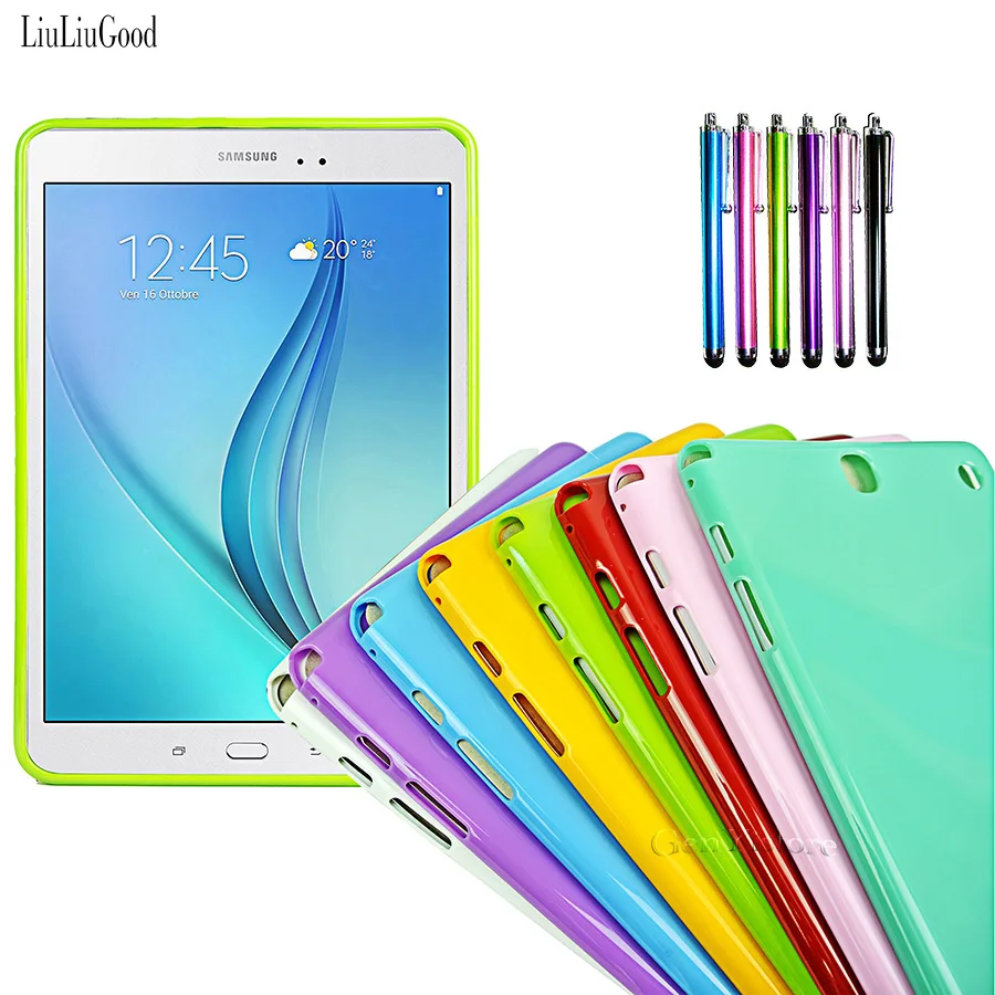 Чехол для Samsung Galaxy Tab A 9 7 &quotдюймовый планшет SM T555 T550 T555c 555 550 гель ТПУ резиновый