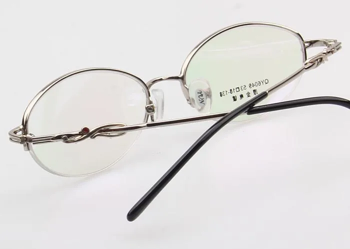 RUI HAO, овальная оправа для очков, женские очки без оправы, брендовая оправа, оптические оправы для очков, очки по рецепту, 6049