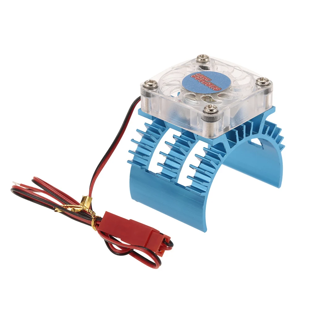 

Motor Heat Sink With Cooling Fan for RC Car 1/10 HSP HPI Wltoys Kyosho TRAXXAS 36mm Brushed Brushless Motor