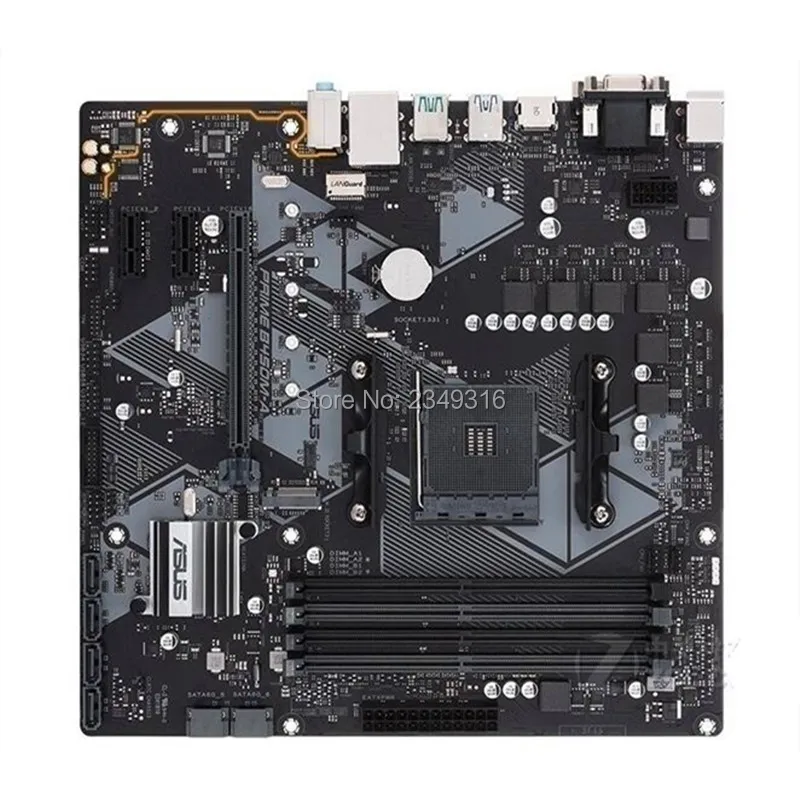 

For ASUS PRIME B450M-A Used original motherboard Socket AM4 DDR4 B450 Desktop Motherboard