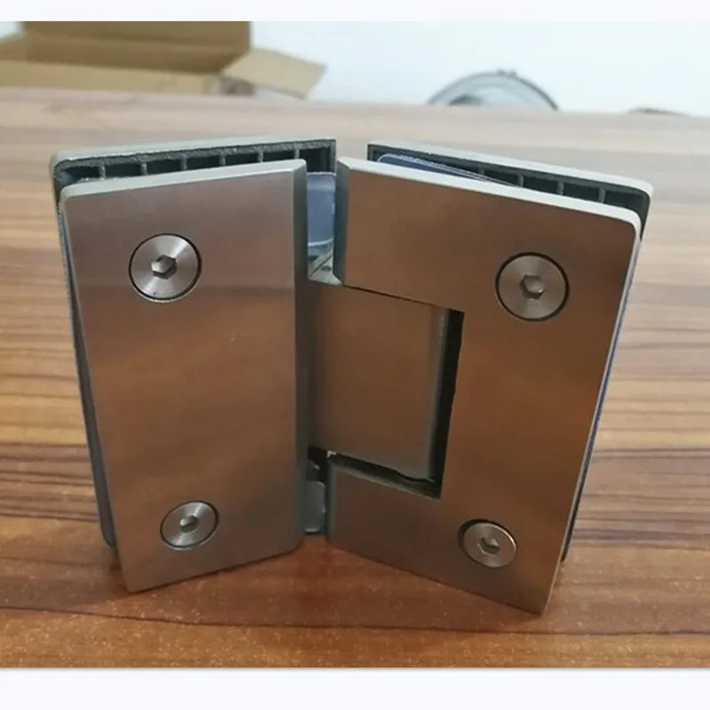 135 Degree Open SUS304 Stainless Steel Hinges Wall installation Glass