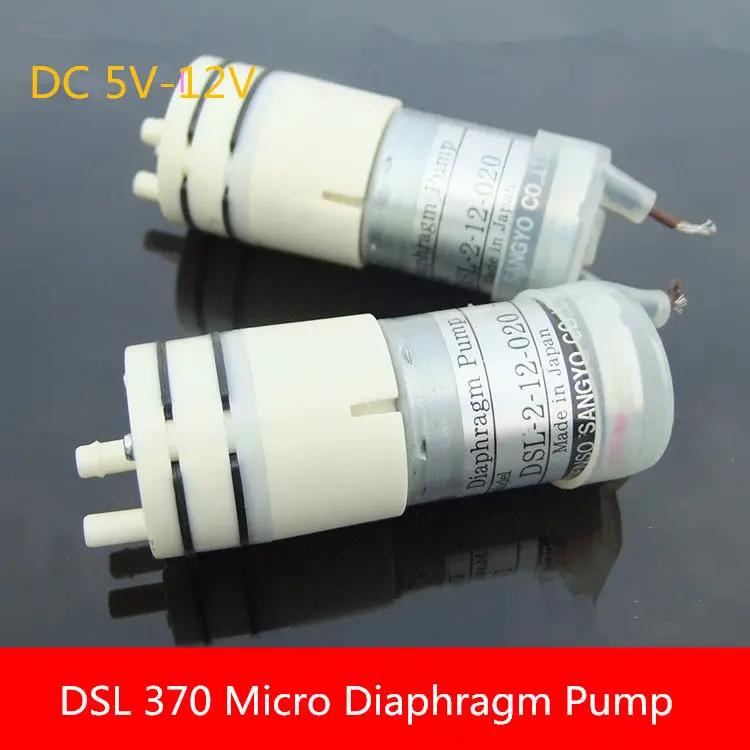 

1PCS PC024 DSL370 DC 5V-12V Mini Micro Submersible Water Pump Low Noise DC Motor pump diaphragm pump vacuum pump