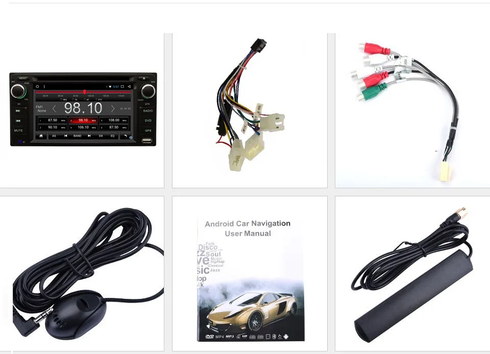 Perfect MARUBOX 2 Din 8 Core Android 7.1 For Toyota Hilux Fortuner Innova Camry Corolla Old Vios RAV4 DVD Car Multimedia Player 6A100DT8 11