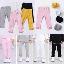 Бренд Одежда для детей; малышей; девочек штаны леггинсы для маленьких девочек брюки Повседневное длинные брюки одежда возраст От 1 до 5 лет