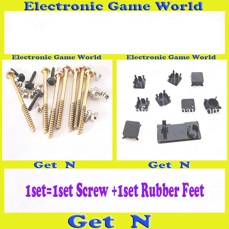 

For Sony PlayStation 3 PS3 Slim Console screws with Rubber Feet Cover Set