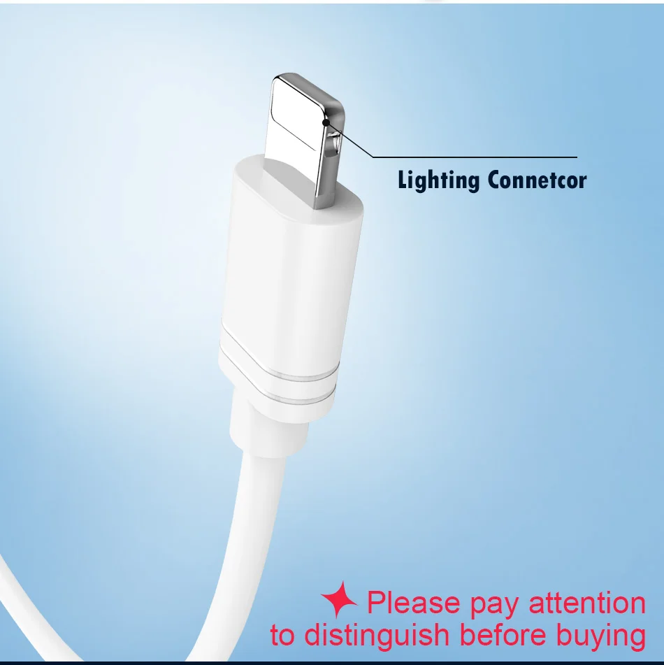 NOHON For Apple Fast Charging Sync Data Cable For iphone XS MAX X XS XR 8 7 6S 6 5S 5C 5 Plus Lighting Long Charge Phone Cord 2M 3M (4)