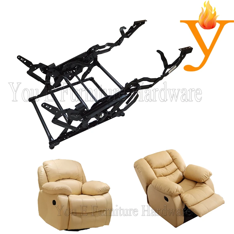 Extending Footrest And Backrest Sofa Chair Recliner Rocking Mechanism