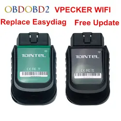 Оригинальный Vpecker EasyDiag Диагностика WiFi сканер Vpecker версия WI FI V10.6 OBD2 Интерфейс сканирования инструмент полная система обновления онлайн