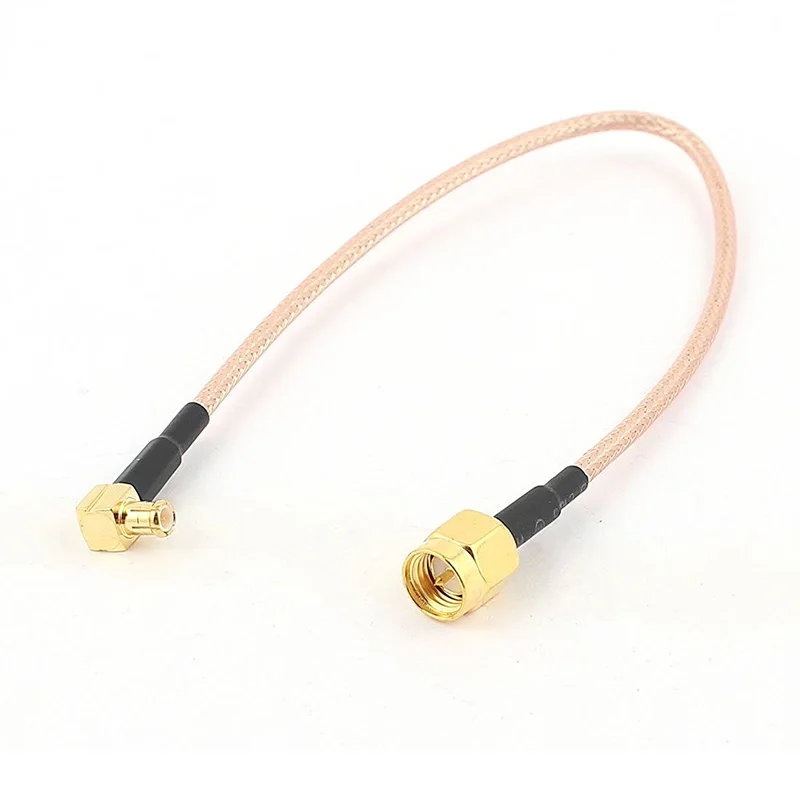 ALLISHOP 3M SMA Male to MCX Male Right Angle RG178 RF Cable For font b Computer