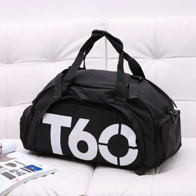 T60 Waterproof Gym Sports Bag Men Women Molle Fitness Training