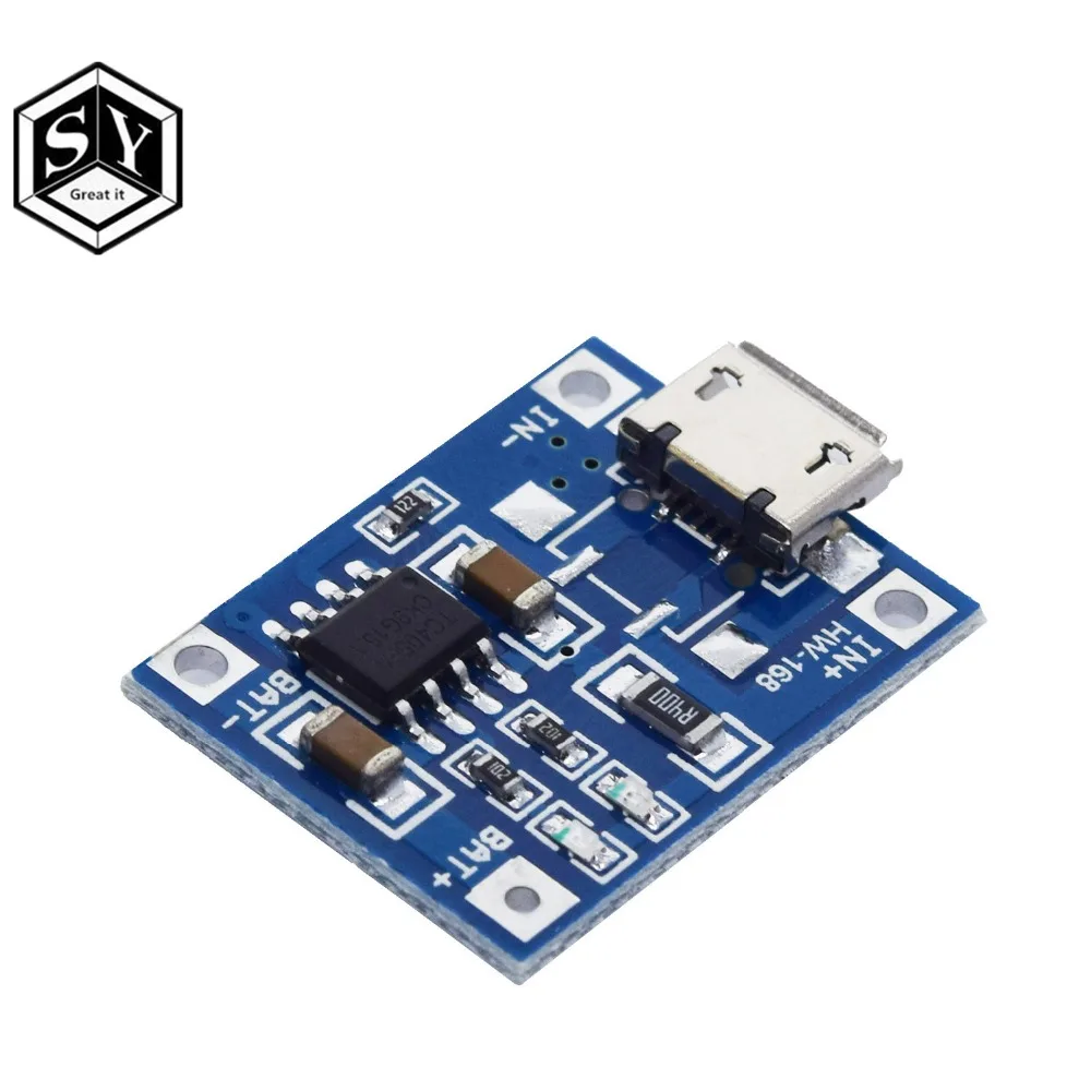 Type c/Micro USB 5 В 1A 18650 TP4056 модуль зарядного устройства литиевой батареи зарядная