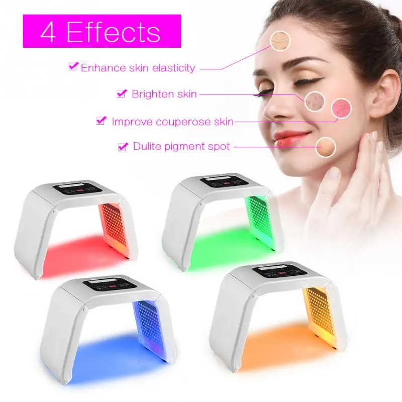 Máquina da Beleza do Cuidado da Pele Removedor de Anti-wrin Pdt para o Rejuvenescimento da Pele Nova Levou Luz Pdt Máscara Facial Terapia Acne 2020 7 Cor Mod. 1269555 10 LED Rejuvenescimento Da Pele Máquina