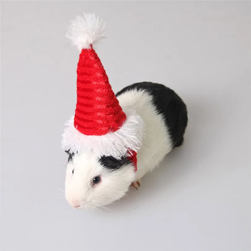 Christmas Pet Cat Hats Caps Adjustable Elastic Band Rabbit Guinea Pig Totoro Puppy Dog Head Supplies Party Decoration #F#40NV14 (32)
