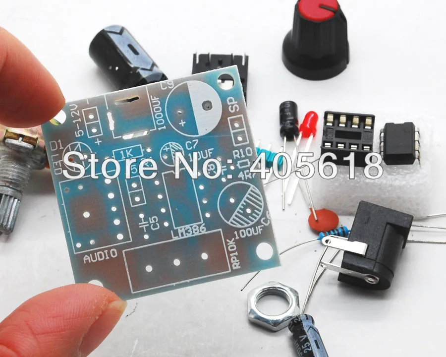 3 шт. LM386 плата мини-усилителя сигнала модуль усиления 3~ 12 V DIY KIT лучше, чем TDA2030