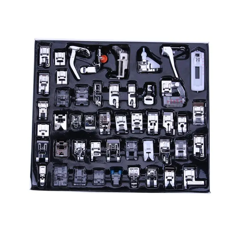 48pcs Domestic Sewing Machine Presser Foot Multi function Household