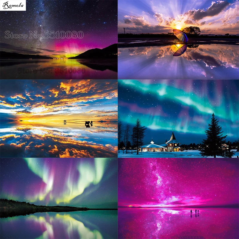 Sunset seascape Round/square 5D DIY diamond painting embroidery pattern 3d cross stitch kits wedding room decor home | Дом и сад