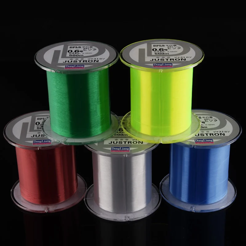 

500 Meters Fluorocarbon Fishing Lines Nano Fishing Rope Carbon Fiber Line Multifilament Strong Nylon Fly Fishing Line 5 Colors