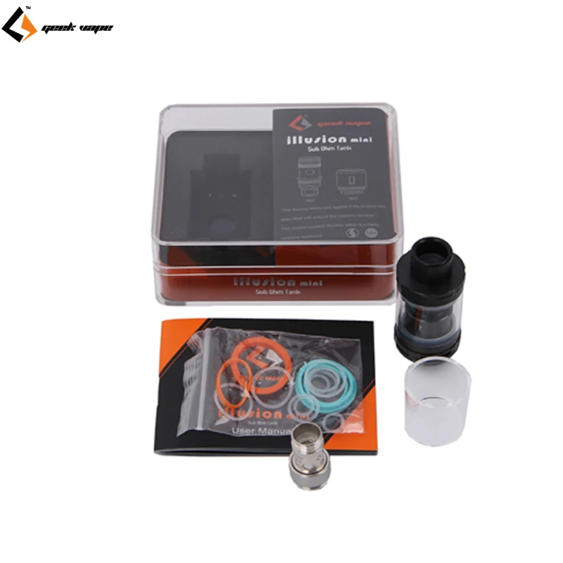

Original Geekvape illusion Mini Tank 3ML Top Refill System Adjustable Bottom Airflow Atomizer