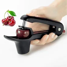Creativos de La Novedad Mini Super Cereza Pitter Piedra Corer Herramienta Remover Corer Cereza Máquina Con Contenedor de Cocina Gadgets Envío Gratis