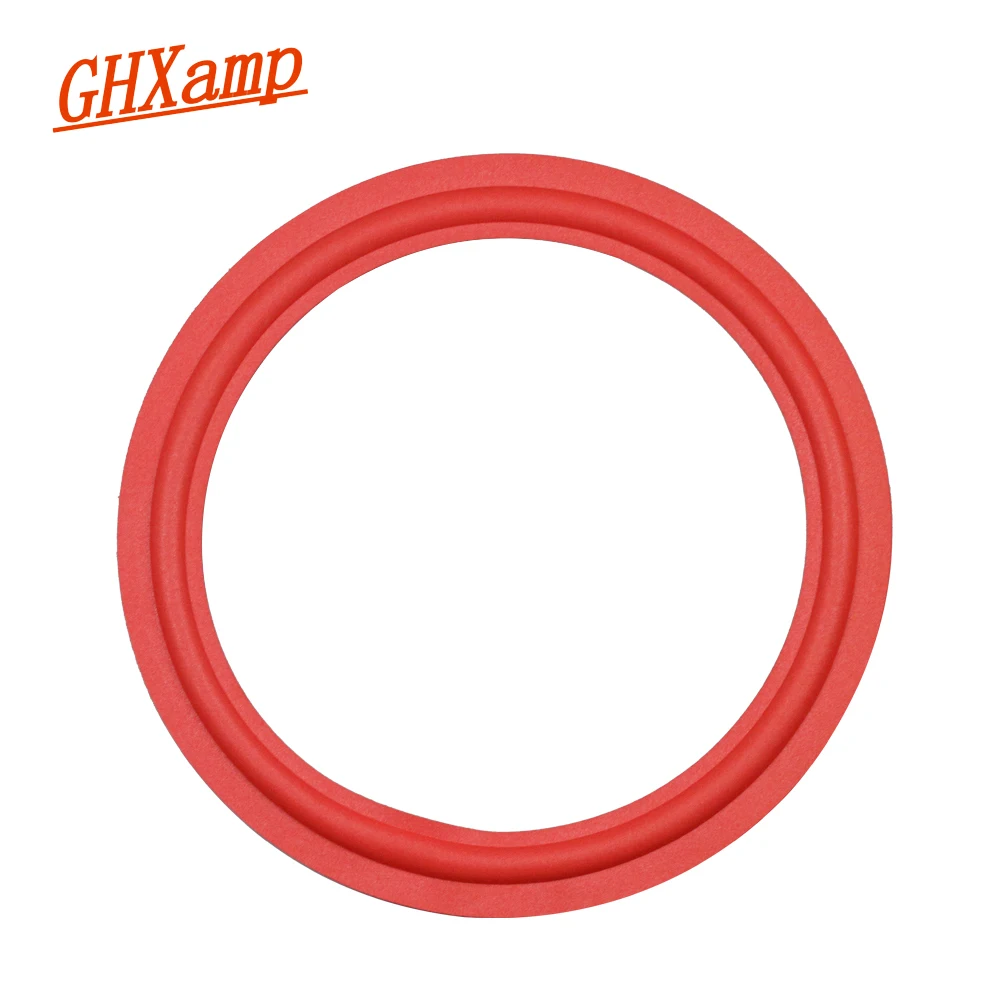 GHXAMP 2PCS 레드 15 인치 스피커 폼 서라운드 수리 서브 우퍼 우퍼 스피커 수리 액세서리 DIY 부품 스폰지 링 사이드