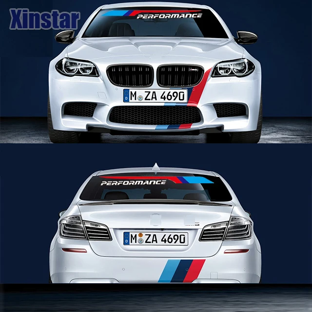 2 шт. М МОЩНОСТЬ производительность автомобиля наклейки на окна для BMW F30 F10 316 318 320